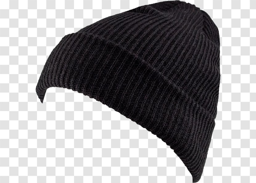 Beanie Knit Cap Hat Clip Art - Black Mesh Transparent PNG