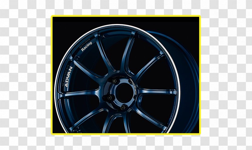 Alloy Wheel Car Tire ADVAN Yokohama Rubber Company - Spoke Transparent PNG
