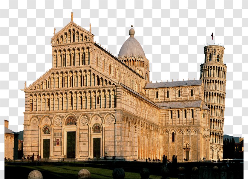 Basilica Monument Middle Ages Tourist Attraction - Ancient Roman Architecture - Pisa Transparent PNG
