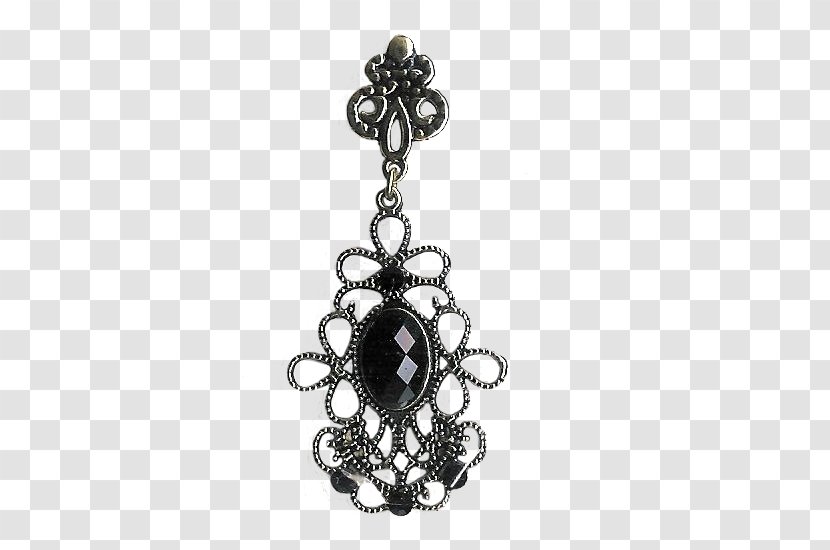 Earring Body Jewellery Silver Charms & Pendants - Pendant Transparent PNG