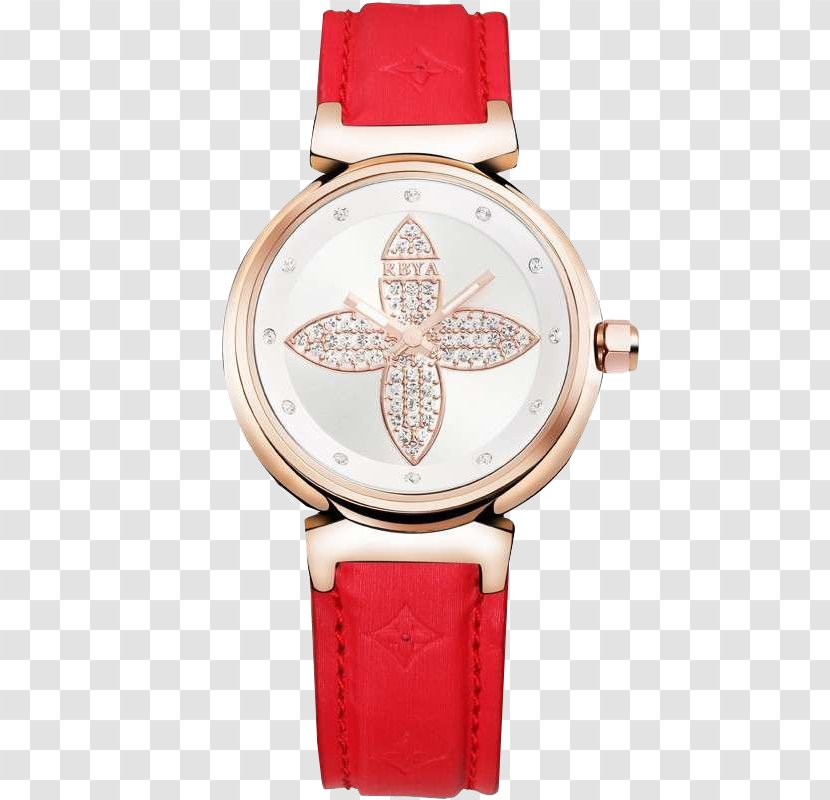 Earring Clover Watch - Waterproofing - Watches Transparent PNG