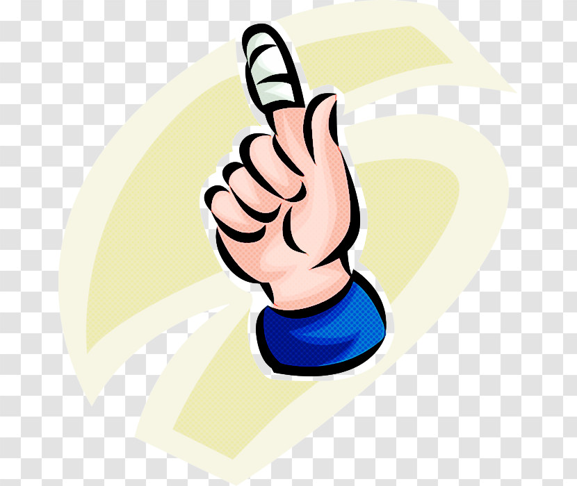Finger Hand Thumb Gesture Cartoon Transparent PNG