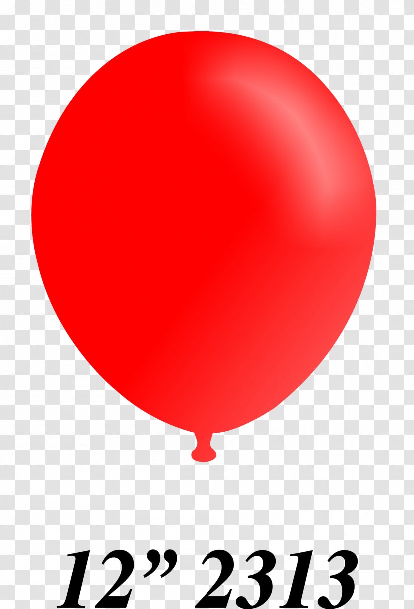 Toy Balloon Clip Art Red - Party Supply Transparent PNG