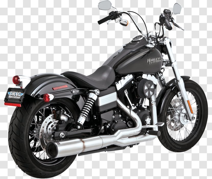 Exhaust System Harley-Davidson Super Glide Motorcycle Sportster - Muffler Transparent PNG