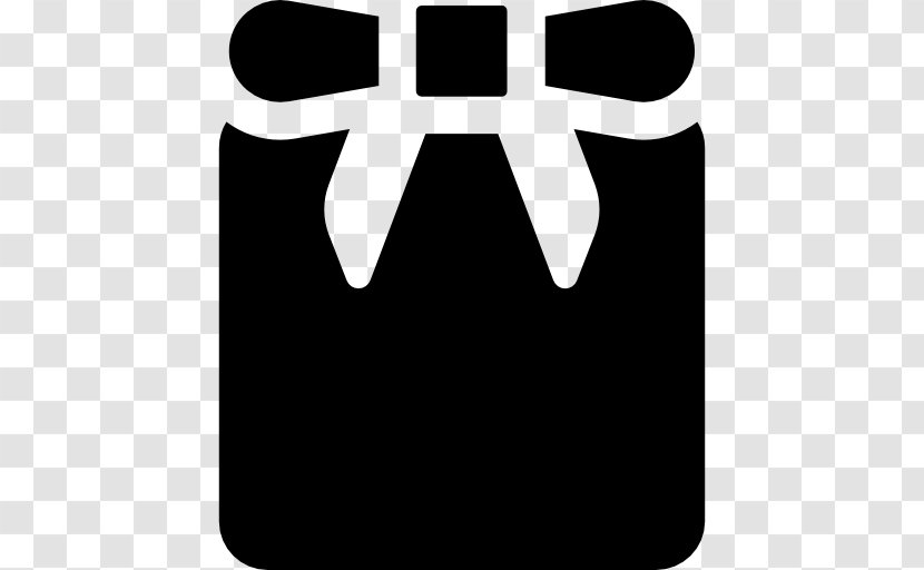 Icon Design Gift Clip Art - Black And White Transparent PNG