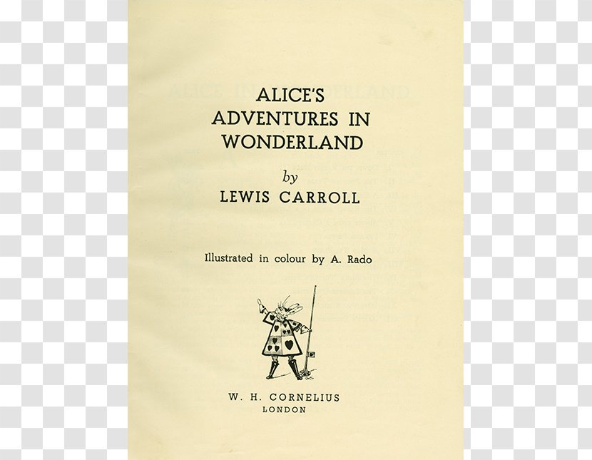 Paper Font - Joint - Alice Adventures In Wonderland Transparent PNG