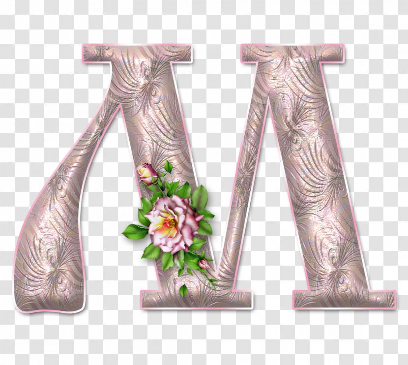 ABC Of Flowers Letter Alphabet Decoupage Font - Numerical Digit - Colorful Transparent PNG