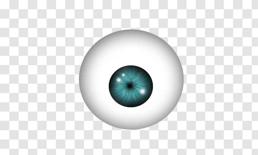 Teal Turquoise Circle Sphere Close-up - Iris - Stalin Transparent PNG