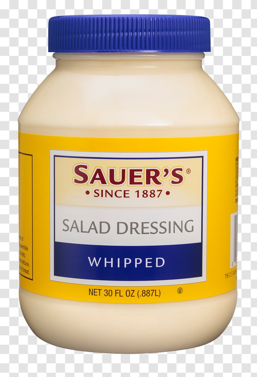 Condiment C. F. Sauer Company Salad Dressing Mustard Flavor - Nutrition Facts Label Transparent PNG