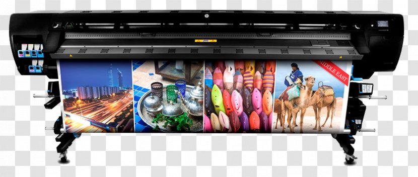 Hewlett-Packard Wide-format Printer Printing Large Format - Hewlett-packard Transparent PNG