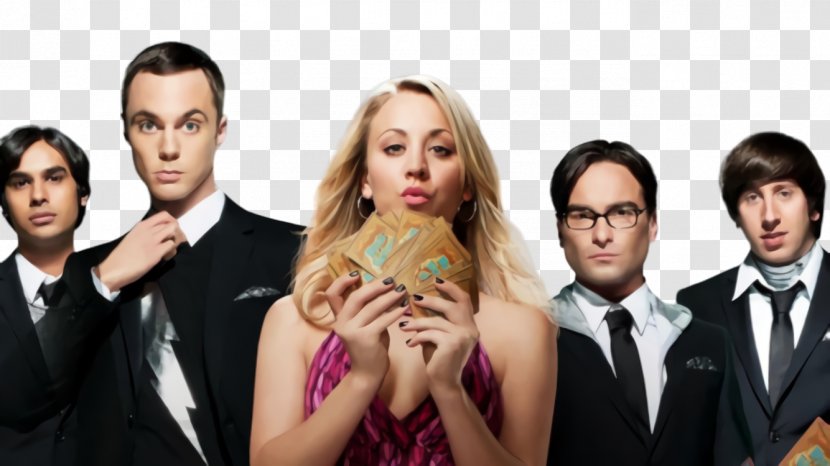 The Big Bang Theory Sheldon Cooper Penny Leonard Hofstadter Television Show - Smile - Formal Wear Transparent PNG
