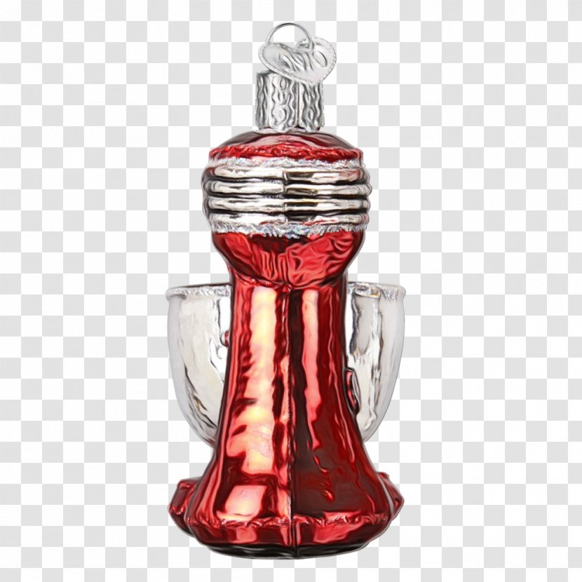Red Christmas Ornament - Day - Bottle Stopper Saver Candle Holder Transparent PNG