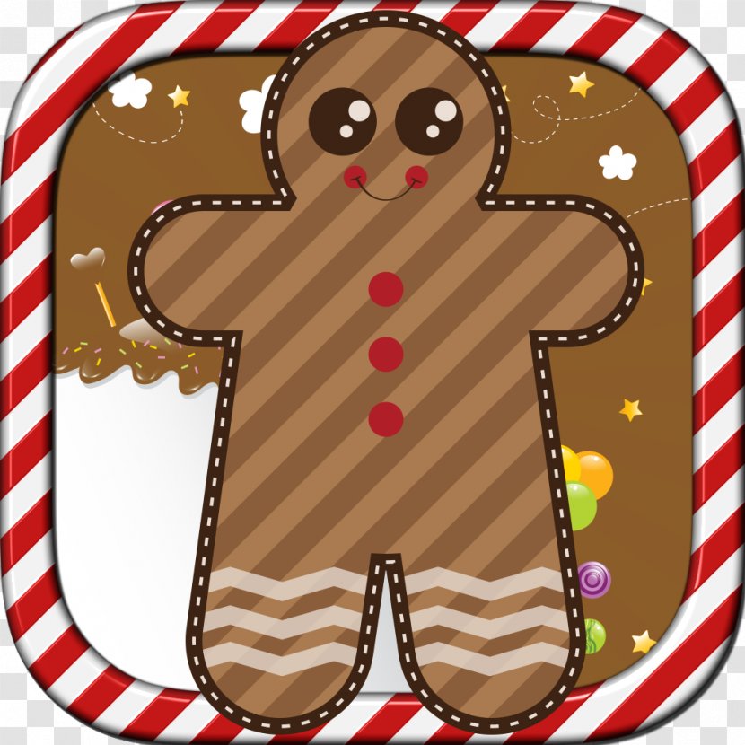 Lebkuchen Gingerbread Christmas Ornament Decoration - Man Transparent PNG