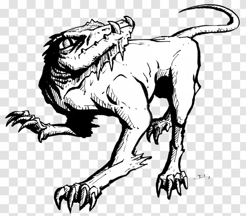 Drawing Velociraptor Mammal - Carnivora - Rat Transparent PNG