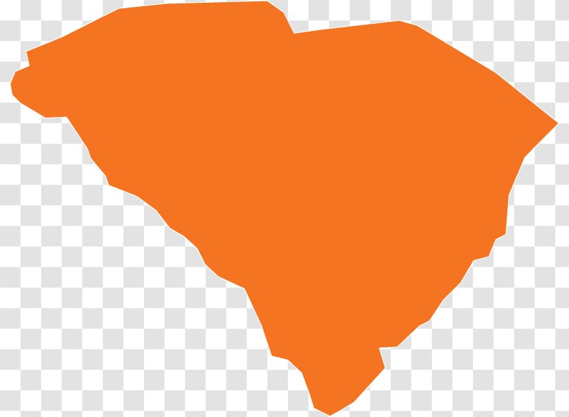 South Carolina Map Crash Bandicoot 2: Cortex Strikes Back Video Game Clip Art - Orange - Players Vector Transparent PNG