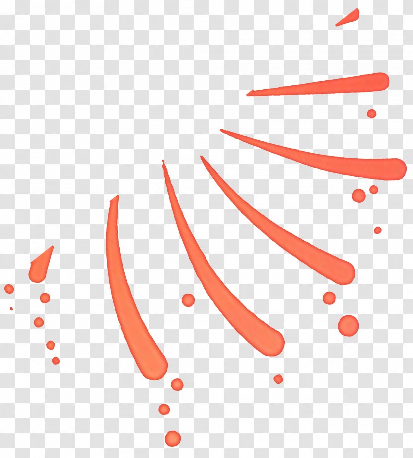 Fireworks Illustration - Point - Orange Decorative Patterns Transparent PNG