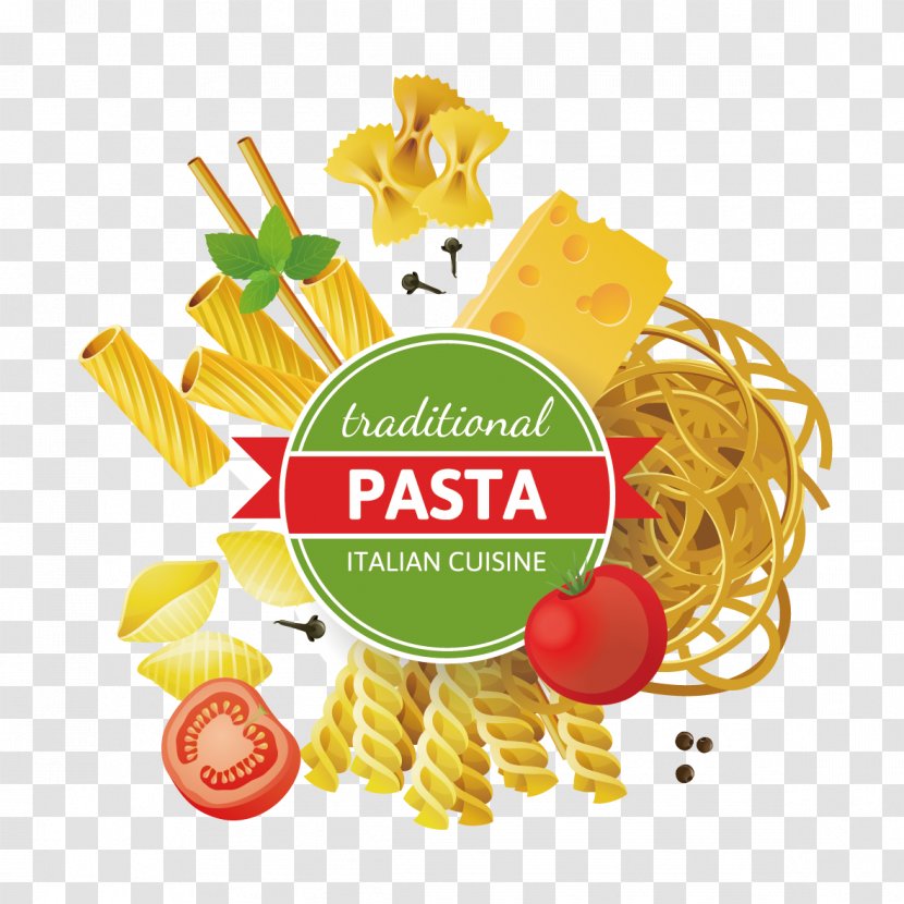 Pasta Italian Cuisine Spaghetti Clip Art - Cheese And Tomatoes Transparent PNG