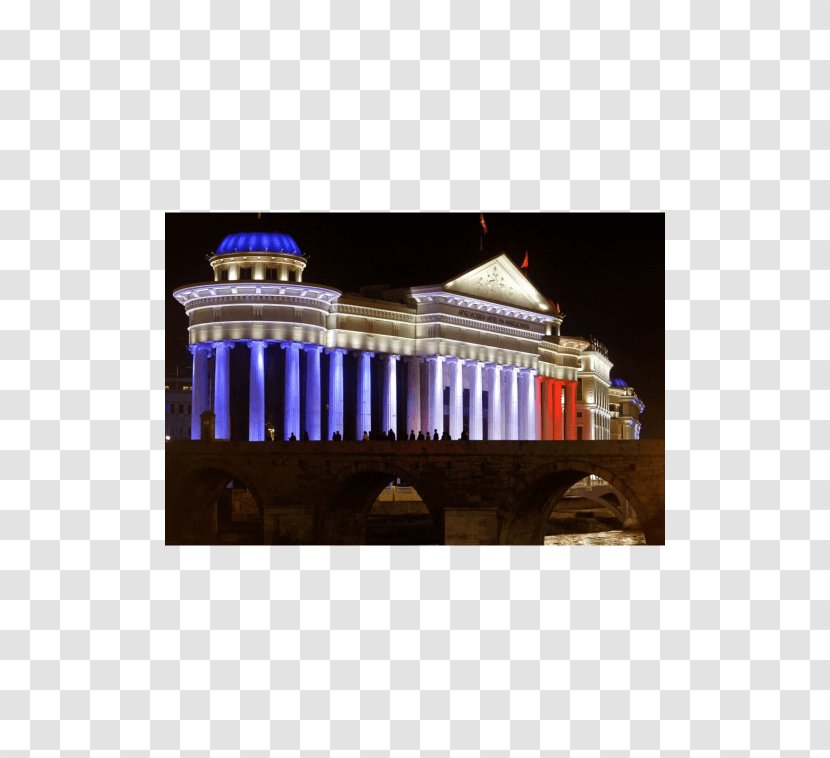 Skopje November 2015 Paris Attacks Museum Flag Of France - Archaeologist Transparent PNG