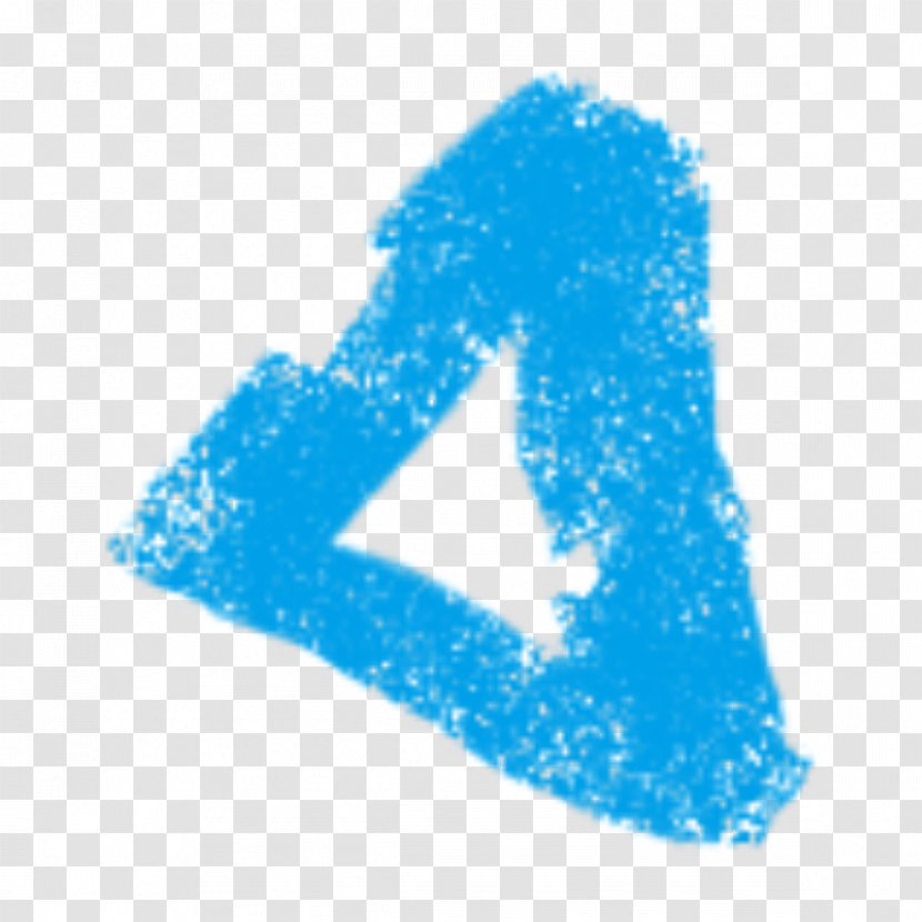Sidewalk Chalk Clip Art - Free To Pull The Blue Triangle Pattern Transparent PNG