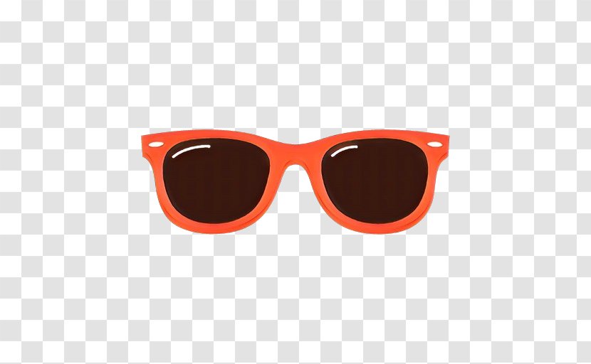 Glasses - Orange - Material Property Vision Care Transparent PNG