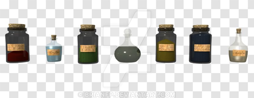 Glass Bottle Liqueur Wine - Chemistry Alchemy Transparent PNG