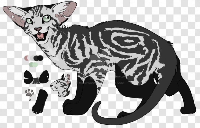 Whiskers Kitten Domestic Short-haired Cat Wildcat - Black Transparent PNG