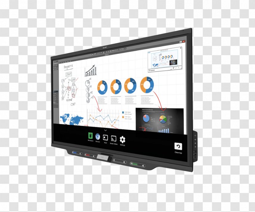 Interactive Whiteboard Smart Technologies Touchscreen Document Cameras Interactivity - Classroom - Business Transparent PNG