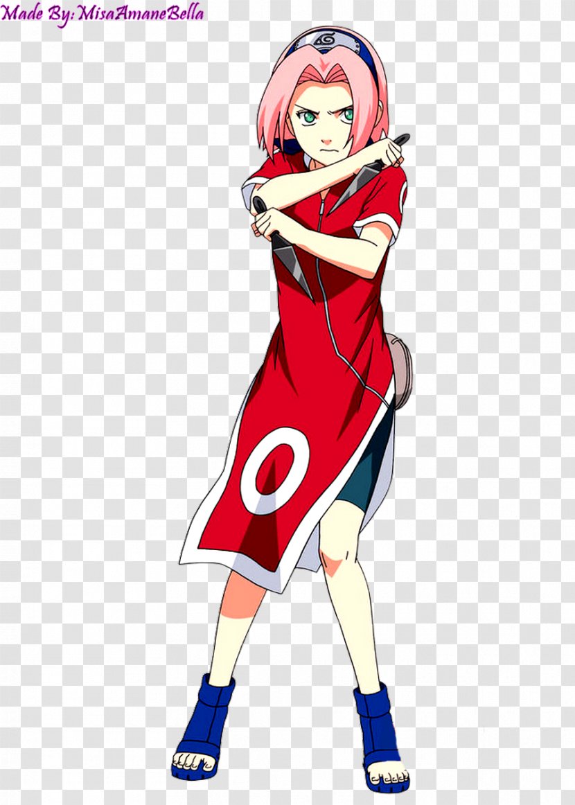 Cheerleading Uniforms Character Sakura Haruno Naruto Costume - Heart Transparent PNG