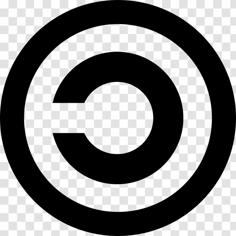 Copyleft License GNU Creative Commons - Black And White Transparent PNG