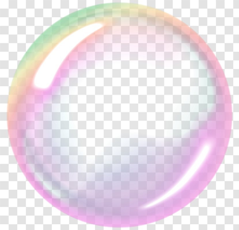 Soap Bubble Clip Art Image - Sphere - Purple And Yellow Bubbles Transparent PNG
