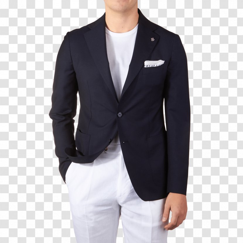Blazer T-shirt Button Clothing Lounge Jacket - Slimfit Pants - Navy Transparent PNG