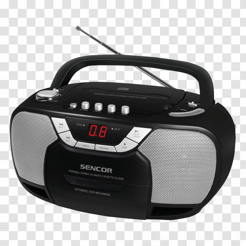 CD Player Boombox Compact Disc Radio Stereophonic Sound - Cd - Audio Cassette Transparent PNG
