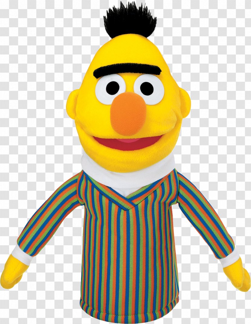 Bert Oscar The Grouch Big Bird Puppet Elmo - Material - Sesame Transparent PNG