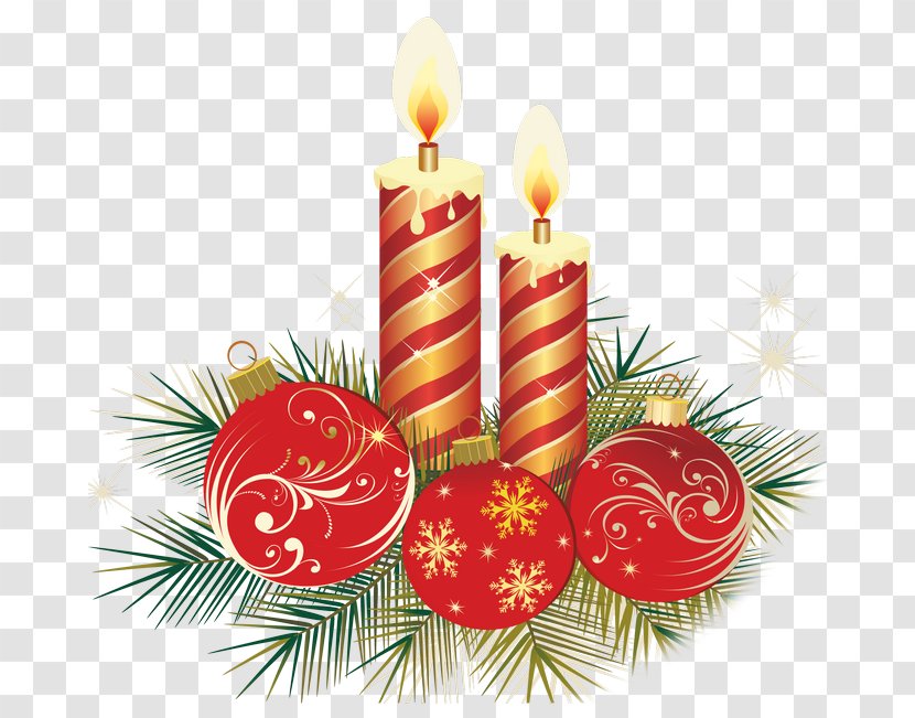 Christmas Day Decoration Ornament Candle - Tree Transparent PNG