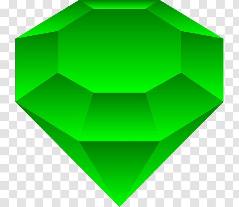 Emerald Gemstone Birthstone Clip Art - Vector Transparent PNG