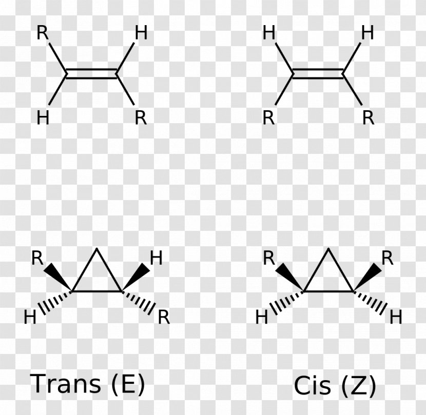 Cis–trans Isomerism Izomeria Trance Molecule - Number - Isometry Transparent PNG