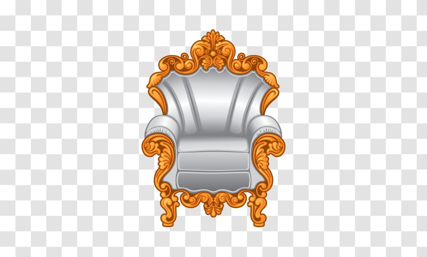Table Throne Chair King Clip Art - Hand-painted European-style Sofa Transparent PNG