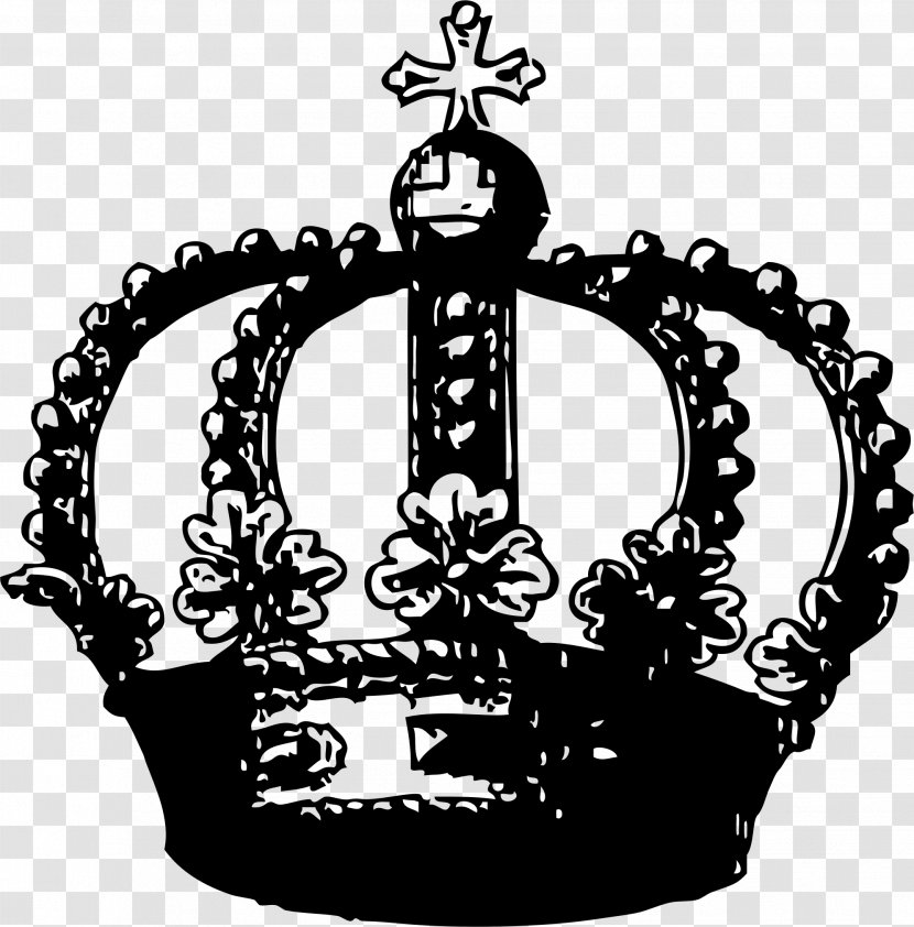 Crown Black And White Clip Art - Symbol Transparent PNG