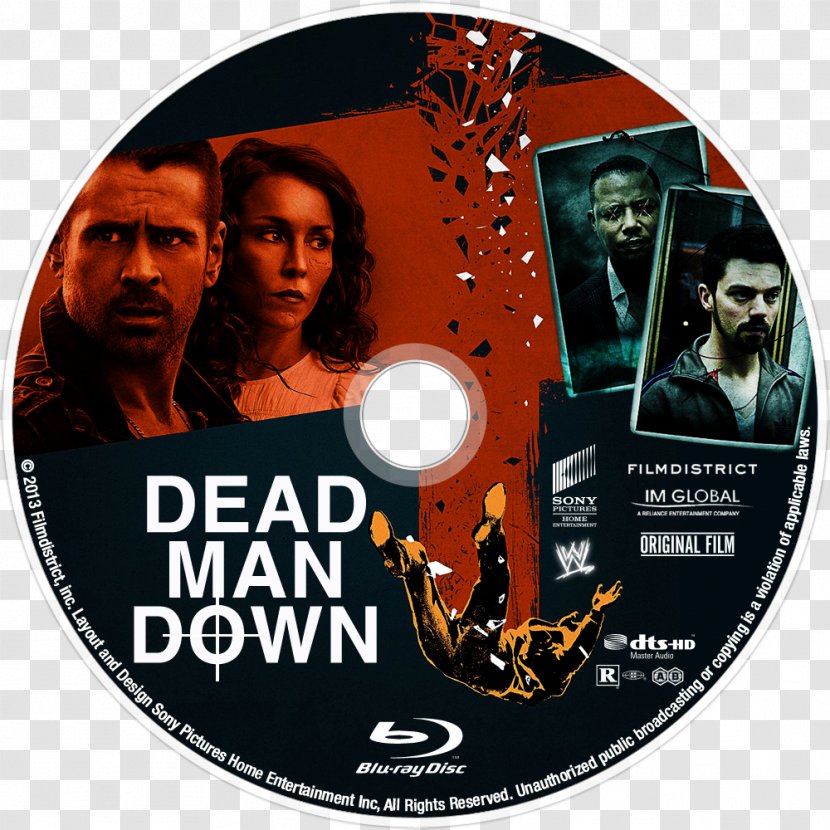 Colin Farrell Noomi Rapace Dead Man Down DVD Film - Dvd Transparent PNG
