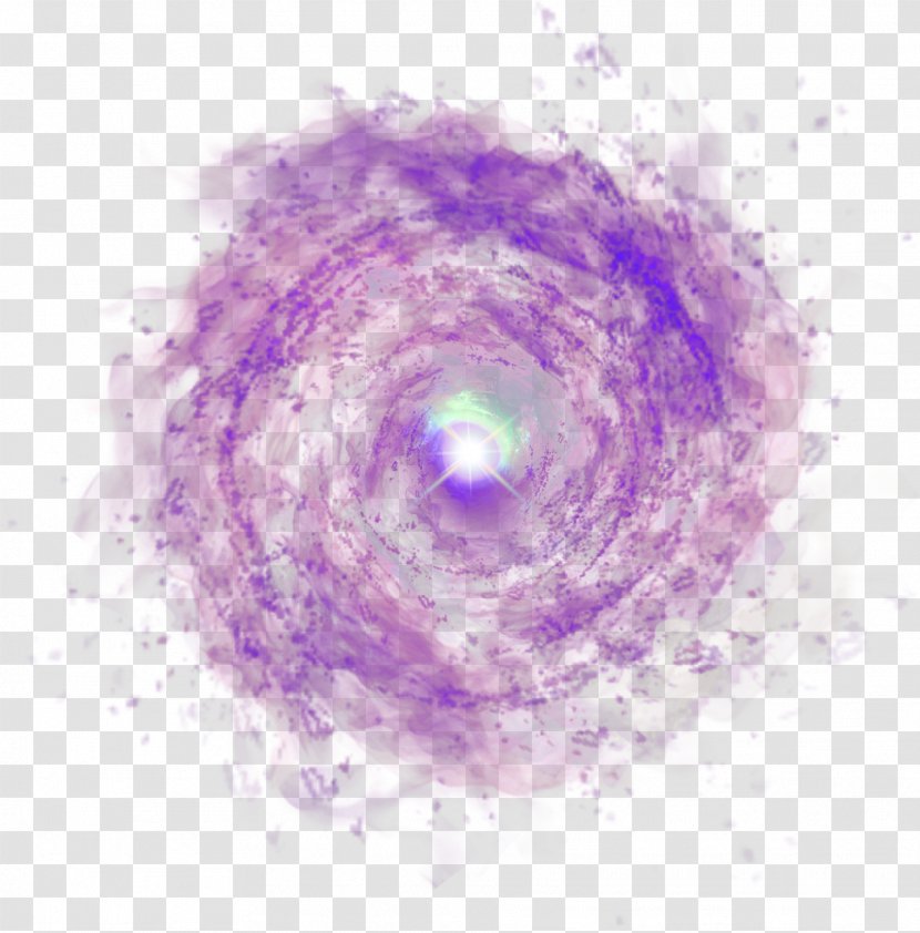 Spiral Galaxy Clip Art - Samsung - Purple Effect Transparent PNG