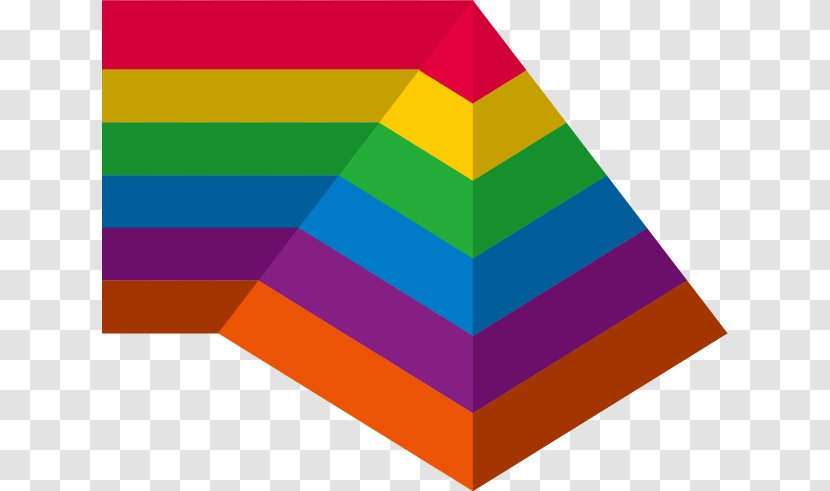 Designer Graphic Design - Symmetry - Colorful Pyramid Transparent PNG