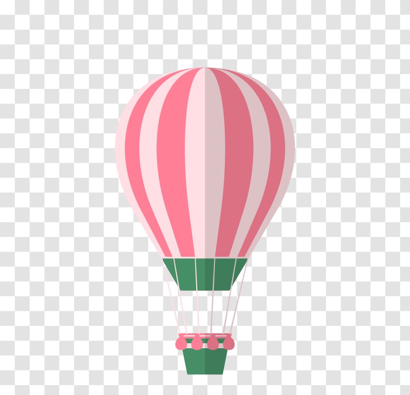 Hot Air Ballooning - Pink - Red Balloon Transparent PNG