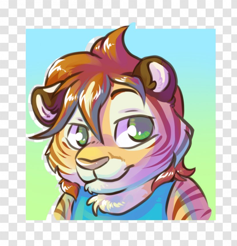 Tiger Whiskers Cat Illustration Clip Art - Flower Transparent PNG