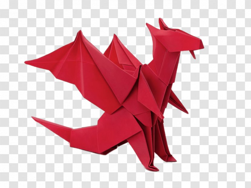 Creative Background - Modular Origami - Plant Dragon Transparent PNG
