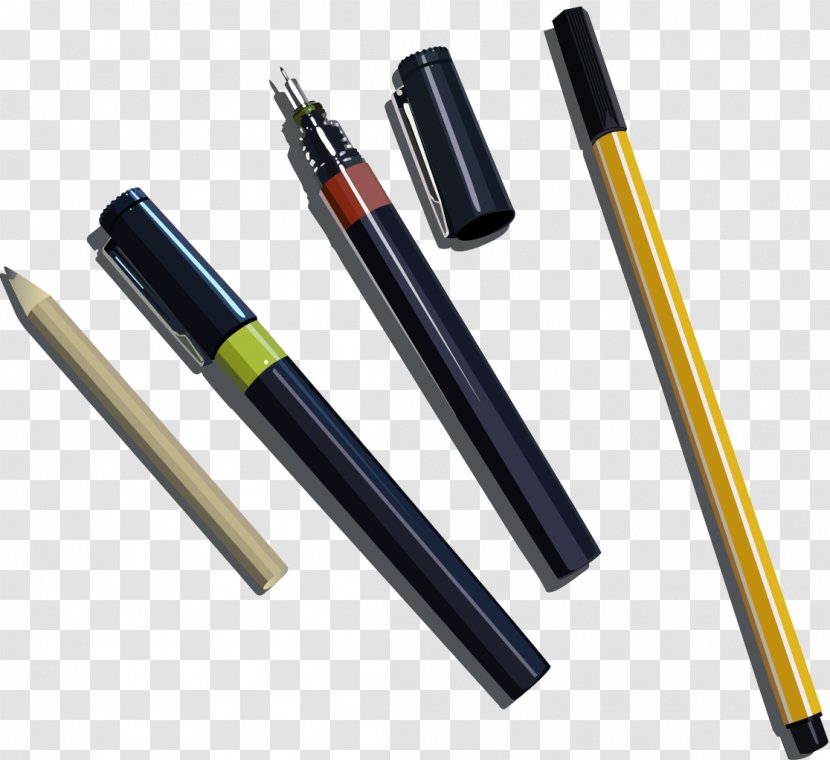 Marker Pen Mechanical Pencil - Cases - Eraser Transparent PNG