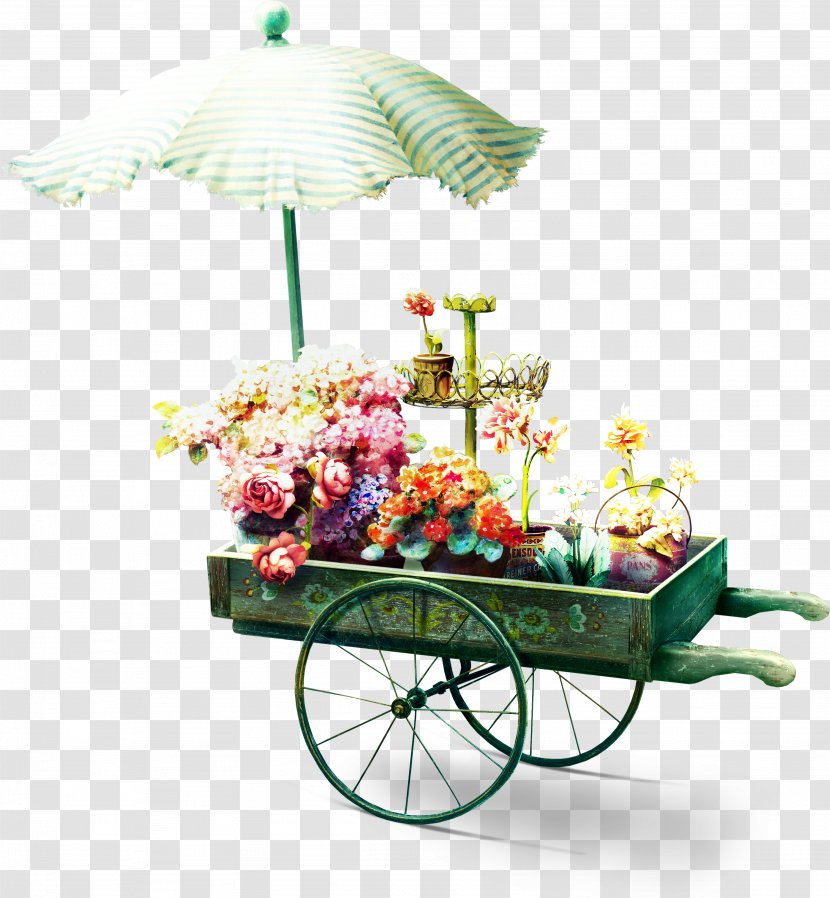 Flower Garden Floristry - Artificial - Parasol Flowers Transparent PNG