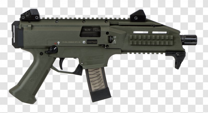 CZ Scorpion Evo 3 Semi-automatic Pistol CZ-USA Česká Zbrojovka Uherský Brod Firearm - Heart - Handgun Transparent PNG