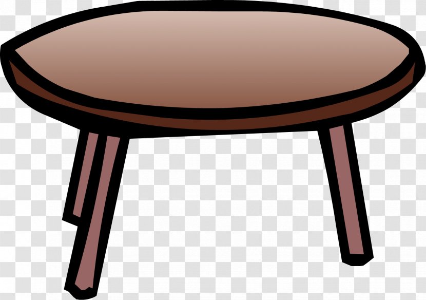 Club Penguin Coffee Tables Clip Art - Bench - Table Transparent PNG