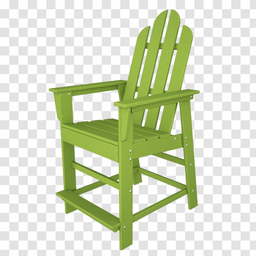 Long Island Table Plastic Lumber Adirondack Chair - Seat - American Casual Solid Color Armchair Transparent PNG