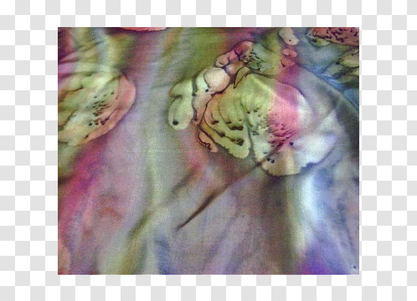 Silk Textile Tzedakah Scarf Jewish Ceremonial Art - Organism - Hand Painted Transparent PNG